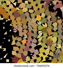 Abstract multicolor mosaic backdrop. Geometric low polygonal background. Design element for book covers, presentations layouts, title backgrounds. Vector clip art.