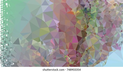 Abstract multicolor mosaic backdrop. Geometric low polygonal background. Design element for posters, business cards, presentations layouts, showcases. Vector clip art.