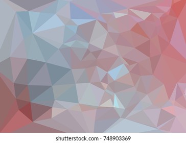 Abstract multicolor mosaic backdrop. Geometric low polygonal background. Design element for posters, business cards, presentations layouts, showcases. Vector clip art.