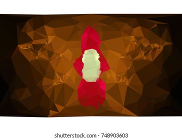 Abstract multicolor mosaic backdrop. Geometric low polygonal background. Design element for posters, business cards, presentations layouts, showcases. Vector clip art.