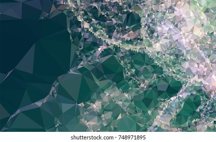 Abstract multicolor mosaic backdrop. Geometric low polygonal background. Design element for posters, business cards, presentations layouts, showcases. Vector clip art.