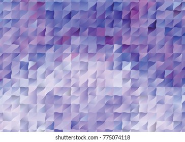 Abstract multicolor mosaic backdrop. Geometric low polygonal background. Design element for book covers, presentations layouts, title backgrounds. Vector clip art.