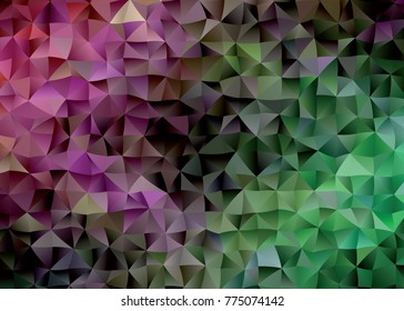 Abstract multicolor mosaic backdrop. Geometric low polygonal background. Design element for book covers, presentations layouts, title backgrounds. Vector clip art.