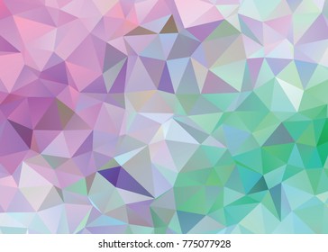 Abstract multicolor mosaic backdrop. Geometric low polygonal background. Design element for book covers, presentations layouts, title backgrounds. Vector clip art.