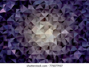 Abstract multicolor mosaic backdrop. Geometric low polygonal background. Design element for book covers, presentations layouts, title backgrounds. Vector clip art.