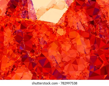 Abstract multicolor mosaic backdrop. Geometric low polygonal background. Design element for book covers, presentations layouts, title backgrounds. Vector clip art.