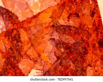 Abstract multicolor mosaic backdrop. Geometric low polygonal background. Design element for book covers, presentations layouts, title backgrounds. Vector clip art.