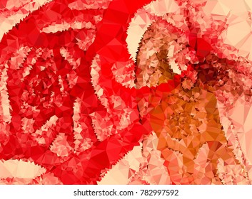 Abstract multicolor mosaic backdrop. Geometric low polygonal background. Design element for book covers, presentations layouts, title backgrounds. Vector clip art.