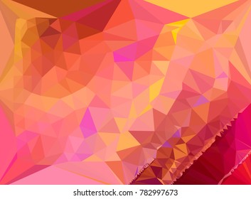 Abstract multicolor mosaic backdrop. Geometric low polygonal background. Design element for book covers, presentations layouts, title backgrounds. Vector clip art.