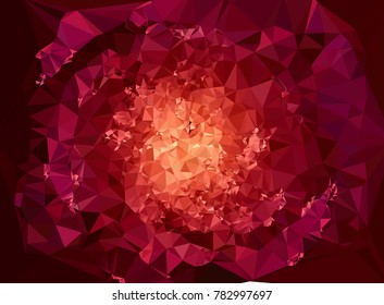 Abstract multicolor mosaic backdrop. Geometric low polygonal background. Design element for book covers, presentations layouts, title backgrounds. Vector clip art.
