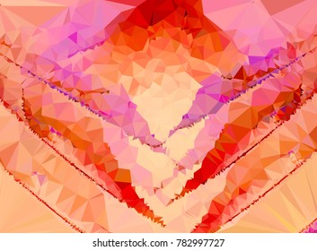 Abstract multicolor mosaic backdrop. Geometric low polygonal background. Design element for book covers, presentations layouts, title backgrounds. Vector clip art.