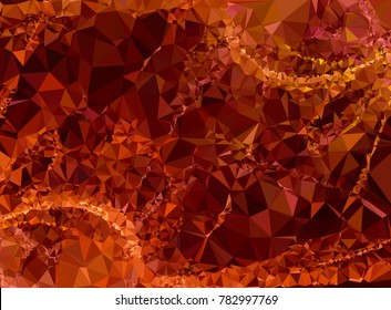 Abstract multicolor mosaic backdrop. Geometric low polygonal background. Design element for book covers, presentations layouts, title backgrounds. Vector clip art.