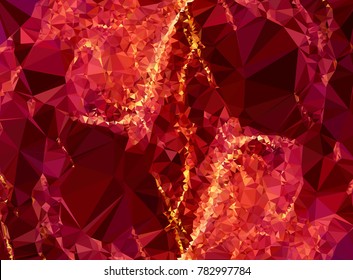 Abstract multicolor mosaic backdrop. Geometric low polygonal background. Design element for book covers, presentations layouts, title backgrounds. Vector clip art.