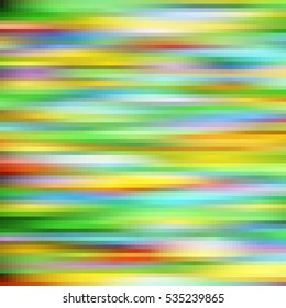 Abstract multicolor mosaic of squares with glitch effect