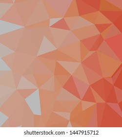 Abstract multicolor orange son background. Vector polygonal design illustration