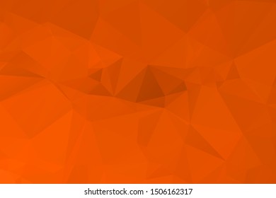 Abstract multicolor orange son background. Vector polygonal design illustration