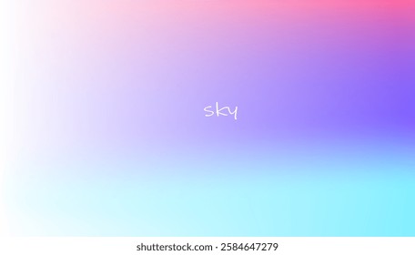 Abstract multicolor pastel design gradient. Modern and soft color background template. Vector illustration