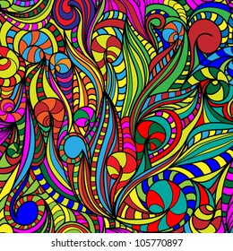 abstract multicolor pattern