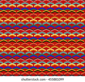 abstract multicolor pattern  with corners