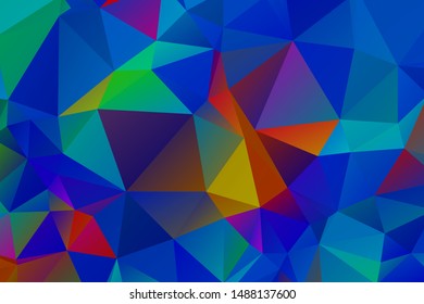 Abstract multicolor purple and blue background. Vector polygonal design illustrator
