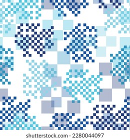 Abstract multicolor seamless chaotic pattern with urban geometric elements. Watercolour print for textile, wallpaper, wrapping paper.