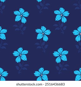 abstract multicolor a solid hibiscus blooming flowers motif arrangement with medium tone, all over vector design with cream background illustration digital image for wrapping paper or textile printing