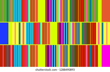 Abstract Multicolor Striped Background