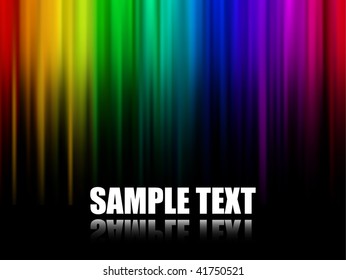 Abstract Multicolor Stripes Background (Vector)