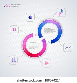 Abstract multicolor template for business and infographic
