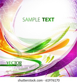 Abstract multicolor. Vector