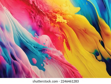 Abstract multicolor watercolor background design