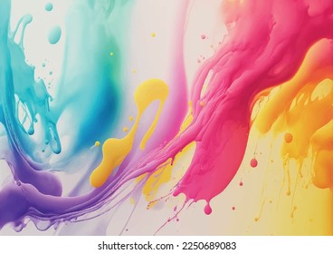 Abstract multicolor watercolor background design