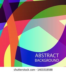 Abstract multicolor wave background. - vector