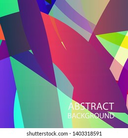Abstract multicolor wave background. - vector