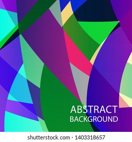 Abstract multicolor wave background. - vector