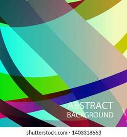 Abstract multicolor wave background. - vector