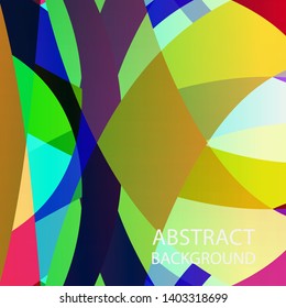 Abstract multicolor wave background. - vector