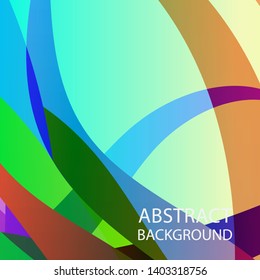 Abstract multicolor wave background. - vector