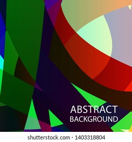 Abstract multicolor wave background. - vector