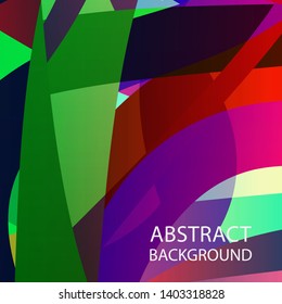 Abstract multicolor wave background. - vector