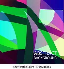 Abstract multicolor wave background. - vector