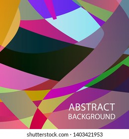 Abstract multicolor wave background. - vector