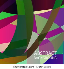 Abstract multicolor wave background. - vector