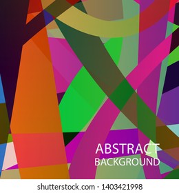 Abstract multicolor wave background. - vector