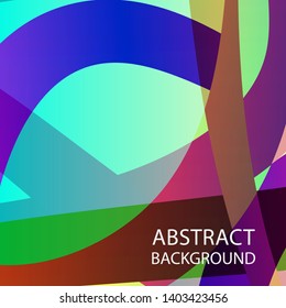 Abstract multicolor wave background. - vector
