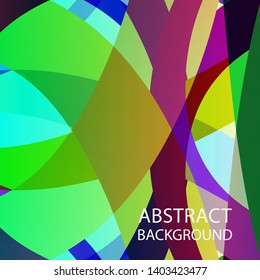 Abstract multicolor wave background. - vector