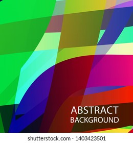 Abstract multicolor wave background. - vector