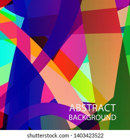 Abstract multicolor wave background. - vector