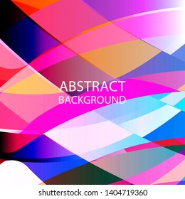 Abstract multicolor wave background. - vector