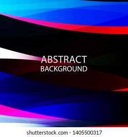 Abstract multicolor wave background. - vector